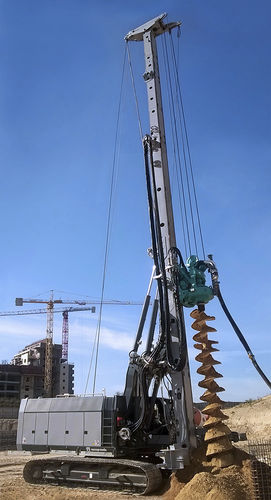 Foreuse à moteur diesel - B275 XP-2 – CFA - CASAGRANDE - Foundation Division - rotative / pour chantier de construction / de pieux de fondation