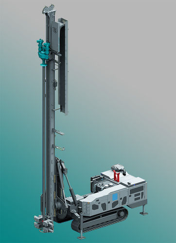 Foreuse à moteur diesel - C8 XP-2 - CASAGRANDE - Foundation Division - rotative / pour chantier de construction / sur chenilles