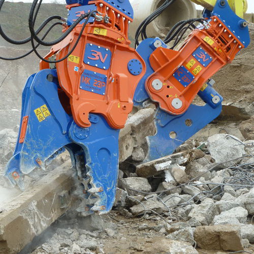 Pince de démolition pour béton - MK PREMIUM SERIES - Trevi Benne - pour excavatrice / pour démolition primaire / avec multiplicateur de puissance