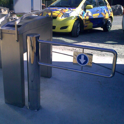 Barrière de contrôle d'accès - GATE-TS - TiSO - battante / en inox / pour établissement public