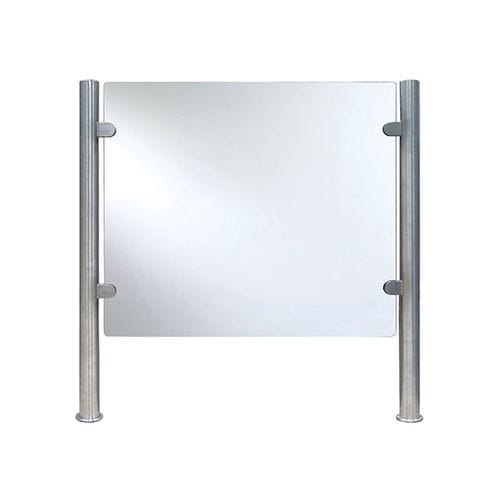 Barrière de protection - ENCLOSURE - TiSO - fixe / en inox / en verre