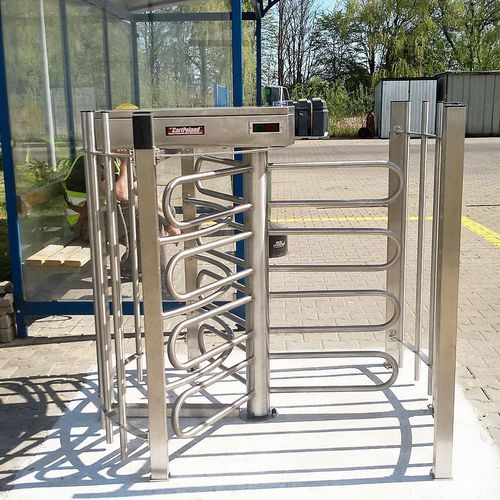 Tourniquet mi-hauteur - CYCLONE-L - TiSO - pour contrôle d'accès automatique / de sécurité / en acier inoxydable