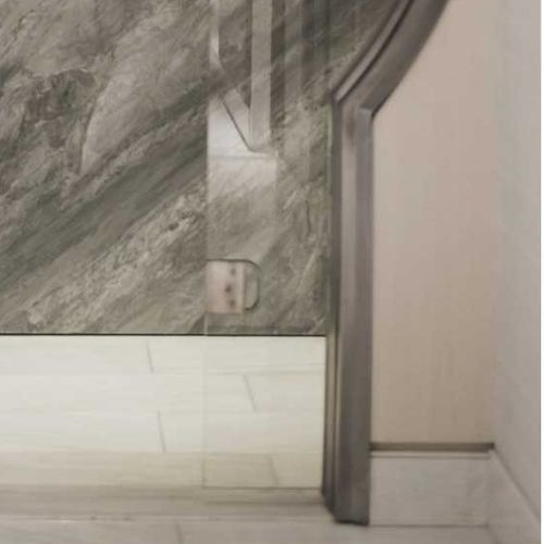 Porte d'intérieur - FRAMELESS - CARVART - en verre / en aluminium / télescopique