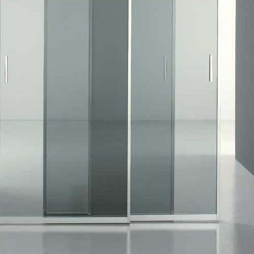 Porte d'intérieur - FRAMED SINGLE - CARVART - en verre / en aluminium / à galandage