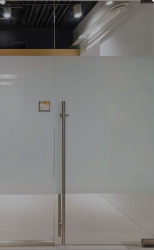 Porte d'intérieur - FRAMELESS  - CARVART - en verre / en aluminium / à pivot