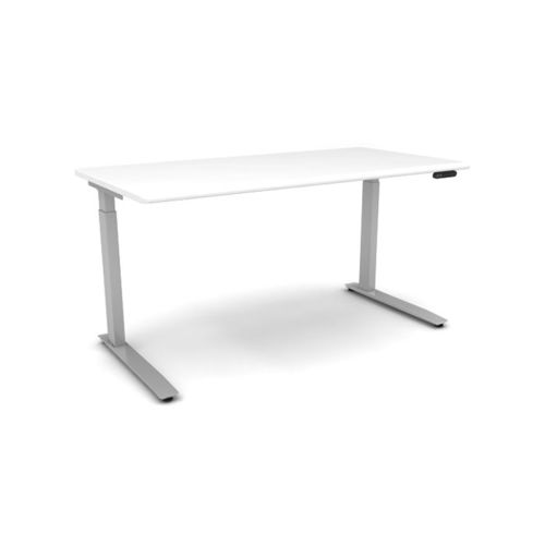 Bureau pour open space - SE2 - SiS Ergo - contemporain / en stratifié / à hauteur réglable