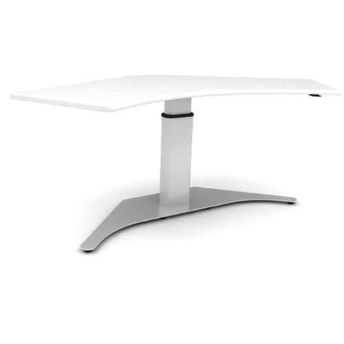 Table de travail contemporaine - MV - SiS Ergo - en stratifié / en bois / courbée