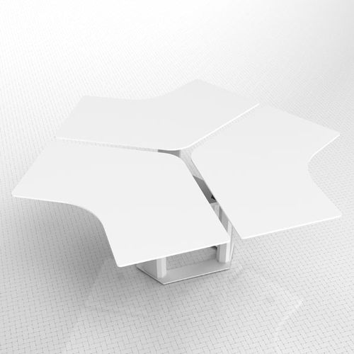 Table de travail contemporaine - MV-TP - SiS Ergo - en stratifié / modulable / à hauteur réglable