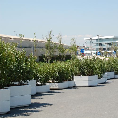 Jardinière en béton - HEX - Mago Urban - hexagonale / contemporaine / pour espace public