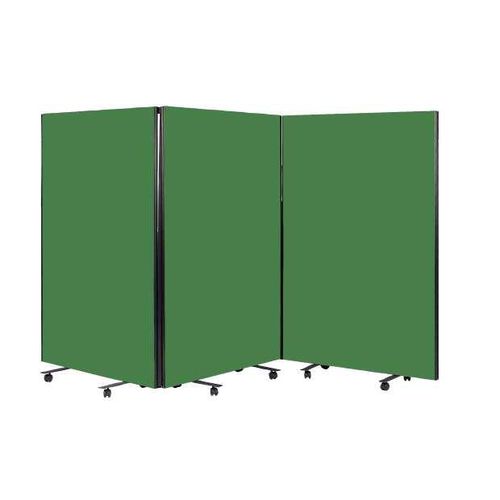 Paravent contemporain - TRIPLE - Forbes Group Ltd - en tissu / pour bureau / à roulettes