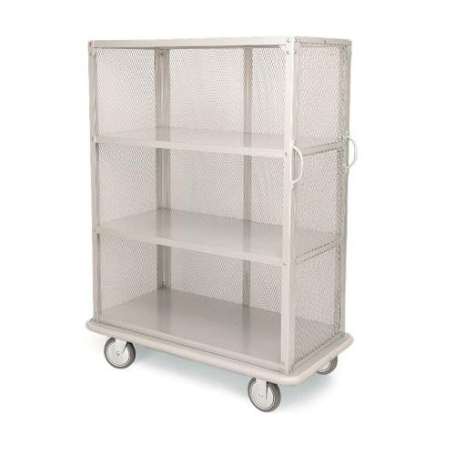 Chariot à linge - 1228-MEB/ 1228 MEBD/ 2409 - Forbes Group Ltd - pour hôtel / professionnel / en inox brossé