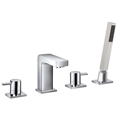 Mélangeur pour douche - 97060 - BIMINI - Grifería Clever - pour baignoire / à poser / en laiton chromé