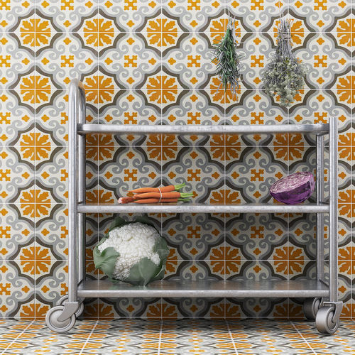 Carreau de ciment en ciment - 120A - Mosaics Torra | Cement Tiles - mat / d'intérieur / pour usage extérieur
