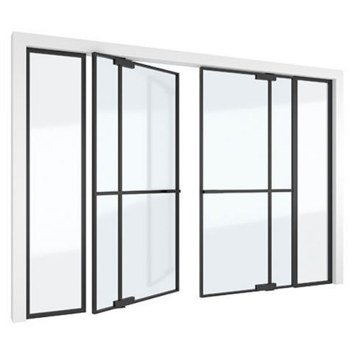 Porte d'intérieur - MINI-MAX + - PortaPivot - en aluminium anodisé / à pivot / contemporaine