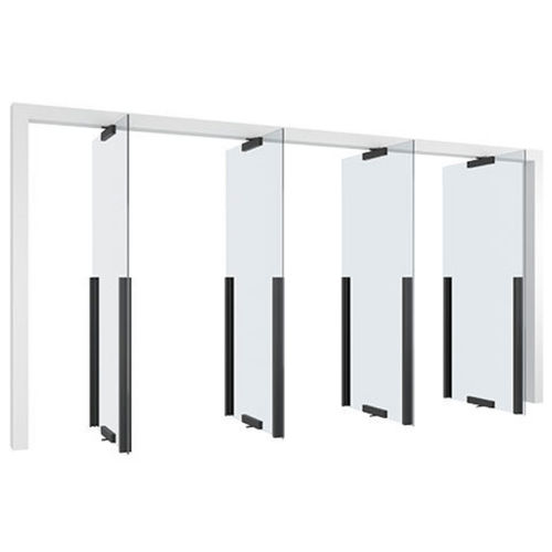 Porte d'intérieur - MULTIPLE - PortaPivot - en verre / pivotante à axe central / contemporaine