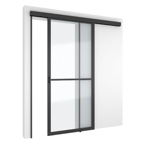 Porte d'intérieur - 5730 - SINGLE  - PortaPivot - en aluminium anodisé / coulissante / contemporaine