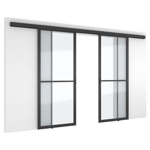 Porte d'intérieur - 5730 - PortaPivot - en aluminium anodisé / coulissante / contemporaine