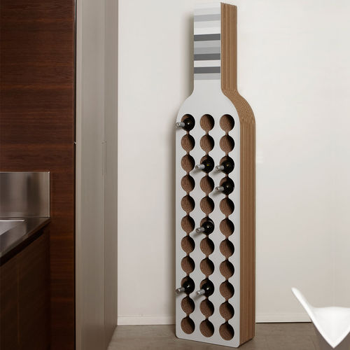 Range-bouteille en carton - BODEGA - Kubedesign - à poser / professionnel / blanc