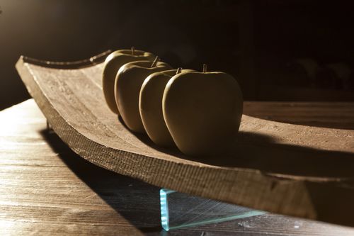 Centre de table en verre - FUBARRIQUE - Pasquini Marino - en bois
