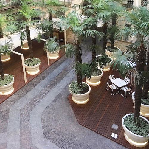 Lame de terrasse en bois - ANGELIM - Déco - marron / pour piscine publique / pour hôtel