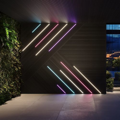 Profilé éclairant de plafond - NOVA TWIX - Déco - mural / à LED / autres matériaux