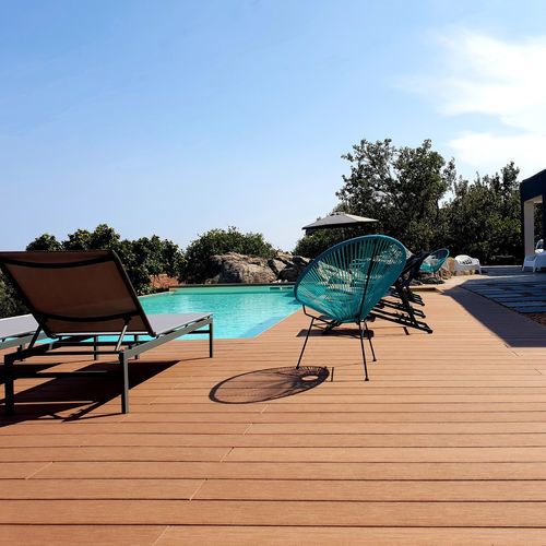 Revêtement de sol en composite - DÉCOWOOD CLASSIC - Déco - d'extérieur / pour plage de piscine / de jardin