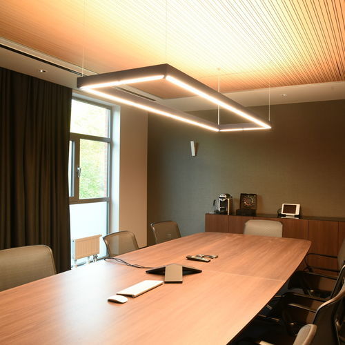 Suspension - QUAD UP&DOWN - Oleant Lighting - en aluminium / en polycarbonate / contemporaine