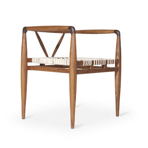 Fauteuil contemporain - Bangku - ALANKARAM - en coton / en bois / en teck