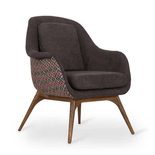 Fauteuil contemporain - NEFIS - ALANKARAM - en mousse / marron / professionnel