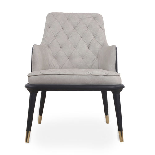 Fauteuil contemporain - DOKO - ALANKARAM - blanc / noir / résidentiel