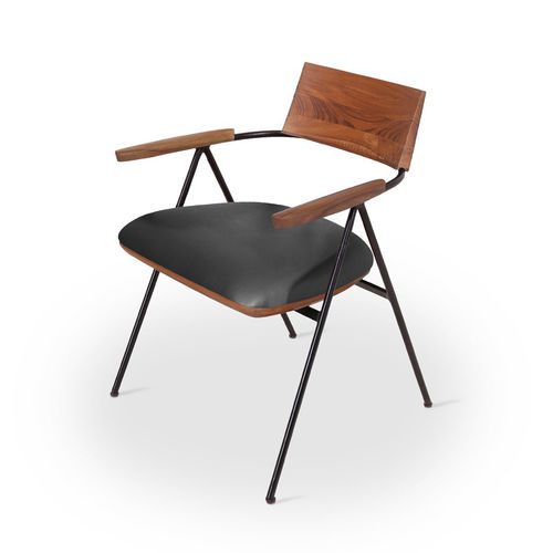 Chaise de salle à manger contemporaine - SILIQ - ALANKARAM - d'intérieur / en métal / en tissu