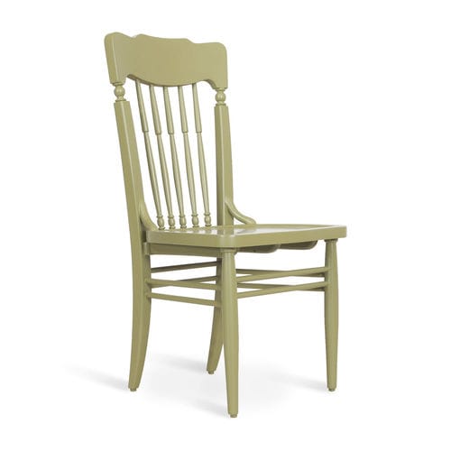 Chaise de salle à manger contemporaine - JADI - ALANKARAM - de cuisine / bois / avec piètement en bois