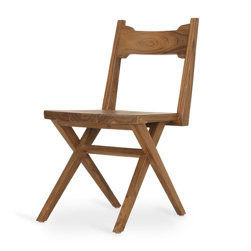 Chaise de salle à manger contemporaine - TUAI - ALANKARAM - d'intérieur / bois / avec piètement en bois