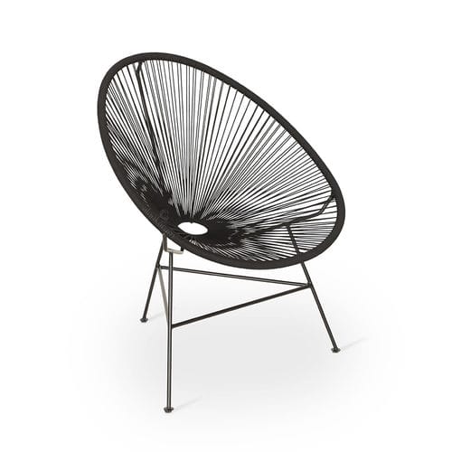 Chaise de salle à manger contemporaine - SINAR - ALANKARAM - d'extérieur / en métal / avec piètement en métal