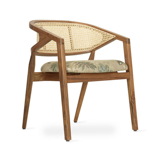 Chaise de salle à manger moderne - KUSUKA - ALANKARAM - d'intérieur / en bois / en rotin