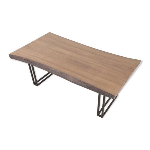 Table à manger contemporaine - DOGAL - ALANKARAM - bois / en métal / en PU