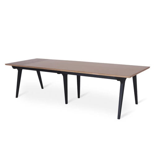 Table à manger contemporaine - IKE - ALANKARAM - bois / avec piètement en stratifié / rectangulaire