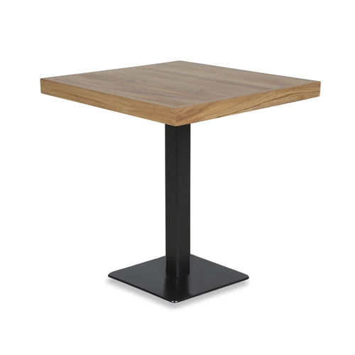 Table d'appoint contemporaine - PRITKA - ALANKARAM - bois / avec piètement en métal / carrée