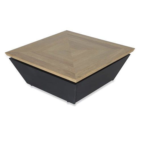 Table moderne - BOYE - ALANKARAM - en bois massif / en chêne naturel / avec piètement en bois massif