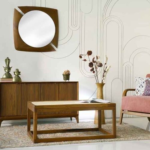 Table moderne - DOBOL - ALANKARAM - en teck / bois / en rotin