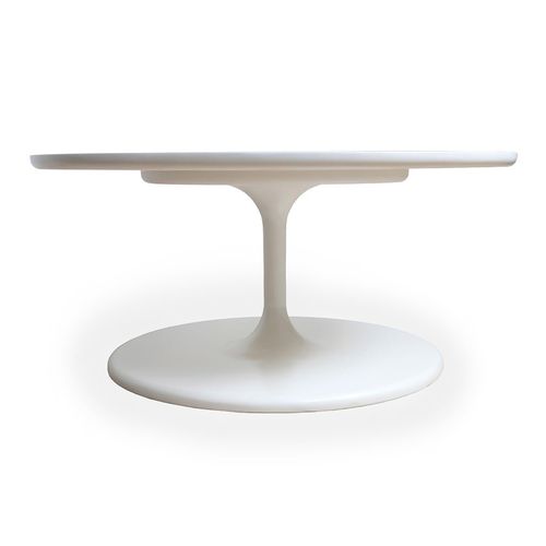 Table moderne - OCHA - ALANKARAM - en bois massif / avec piètement en bois massif / ronde
