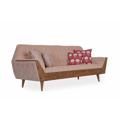 Canapé moderne - YUKTA - ALANKARAM - en cuir / avec accoudoirs / à coussins
