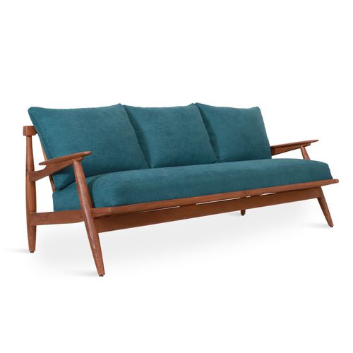 Canapé contemporain - OBALO - ALANKARAM - en tissu / avec accoudoirs / à coussins
