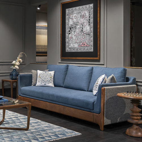 Canapé contemporain - MOJUS - ALANKARAM - de salon / pour chambre à coucher / en tissu