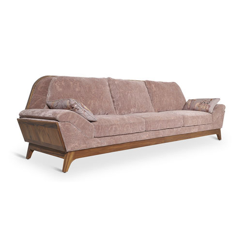 Canapé classique - DOPPIO - ALANKARAM - en tissu / avec accoudoirs / à coussins