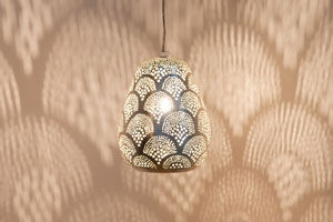 Suspension - TAHRIR - Zenza - en laiton / en nickel / contemporaine
