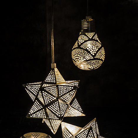 Suspension - PEAR - Zenza - en laiton / en nickel / contemporaine