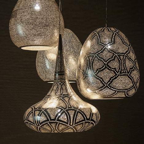 Suspension - SUFI - Zenza - en laiton / en nickel / contemporaine