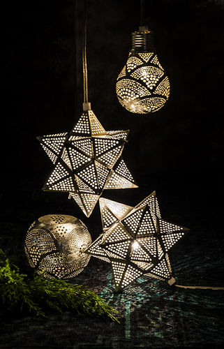 Suspension - STAR - Zenza - en laiton / en nickel / contemporaine