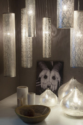 Suspension - TALLY - Zenza - en laiton / en nickel / contemporaine